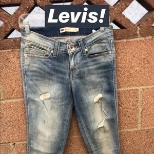 Levi’s Distressed Denim